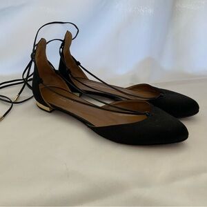 Aquazzura satin flat